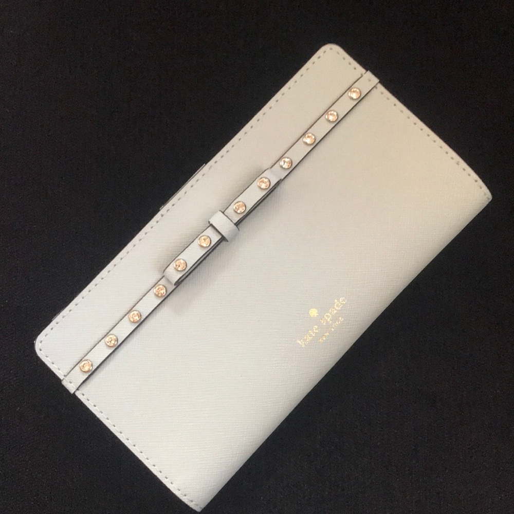 Kate Spade Elliot Street Blue Jewelled Stacy Wallet